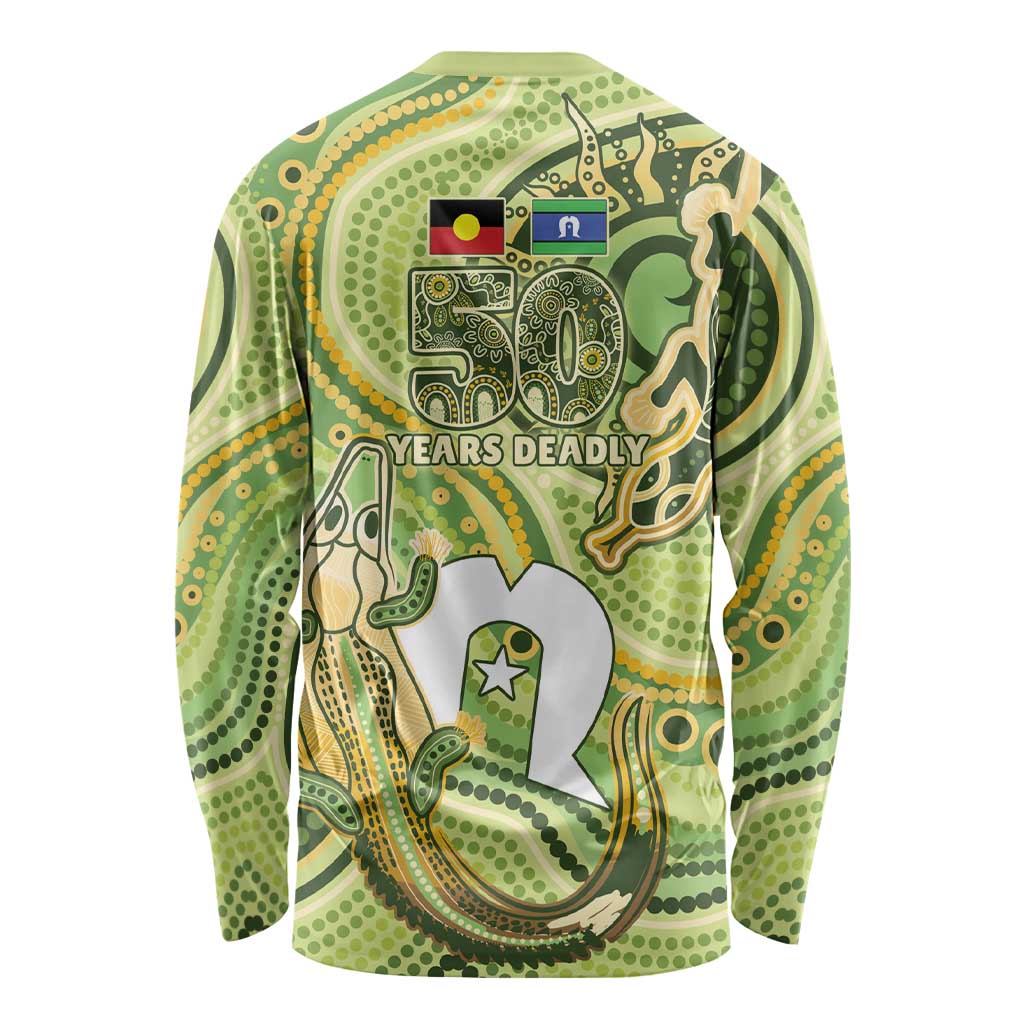 2026 NAIDOC Week 50 Years Deadly Long Sleeve Shirt Flows of Time