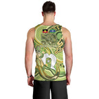 2026 NAIDOC Week 50 Years Deadly Men Tank Top Flows of Time