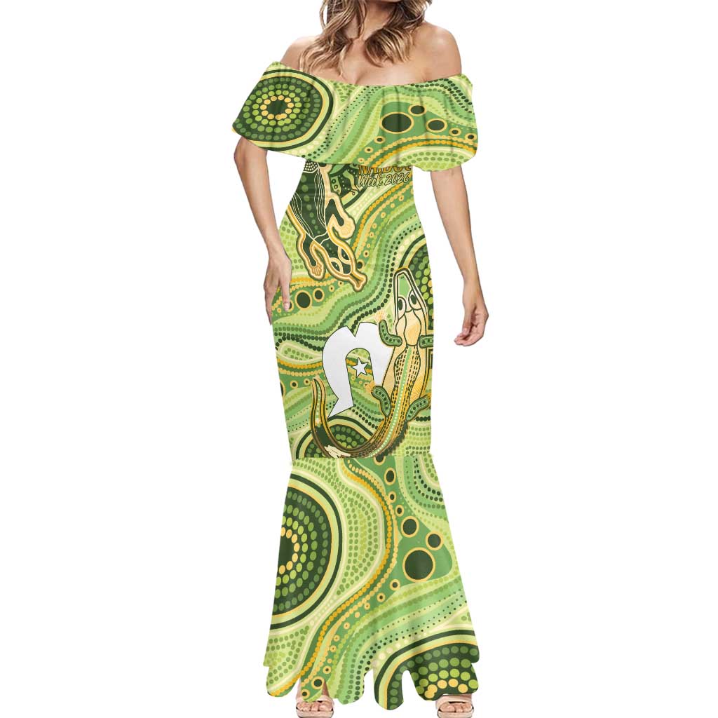 2026 NAIDOC Week 50 Years Deadly Mermaid Dress Flows of Time