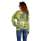2026 NAIDOC Week 50 Years Deadly Off Shoulder Sweater Flows of Time