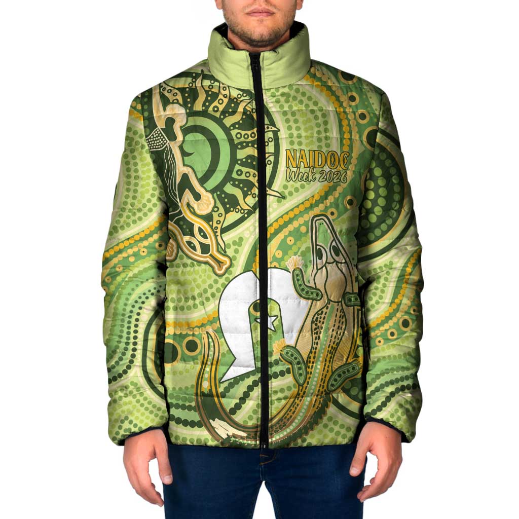 2026 NAIDOC Week 50 Years Deadly Padded Jacket Flows of Time