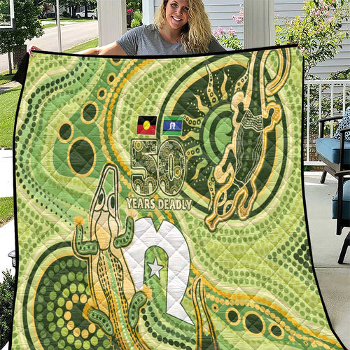 2026 NAIDOC Week 50 Years Deadly Quilt Flows of Time