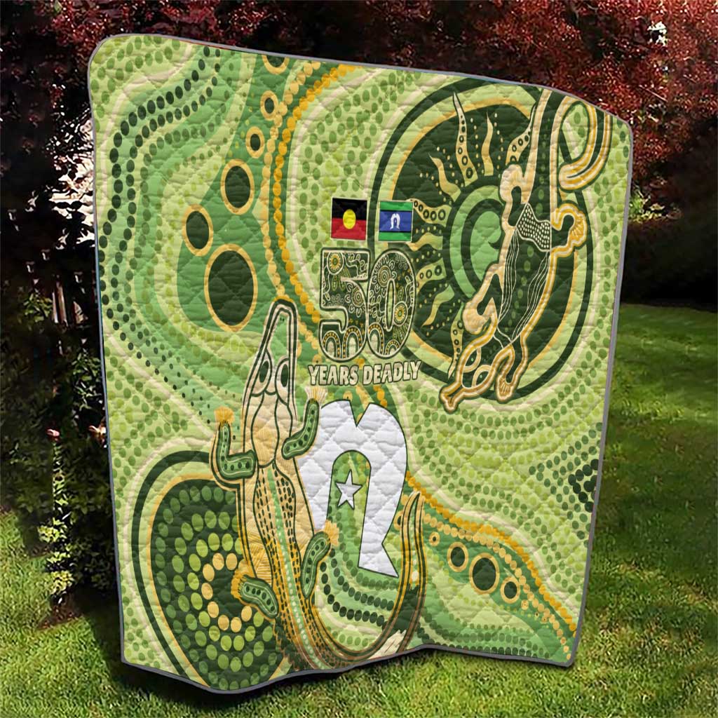2026 NAIDOC Week 50 Years Deadly Quilt Flows of Time