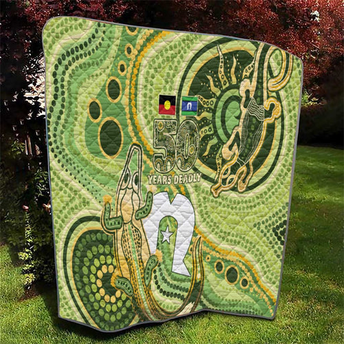 2026 NAIDOC Week 50 Years Deadly Quilt Flows of Time