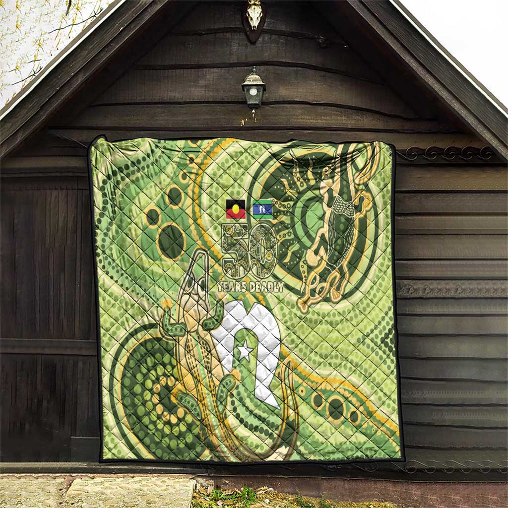 2026 NAIDOC Week 50 Years Deadly Quilt Flows of Time
