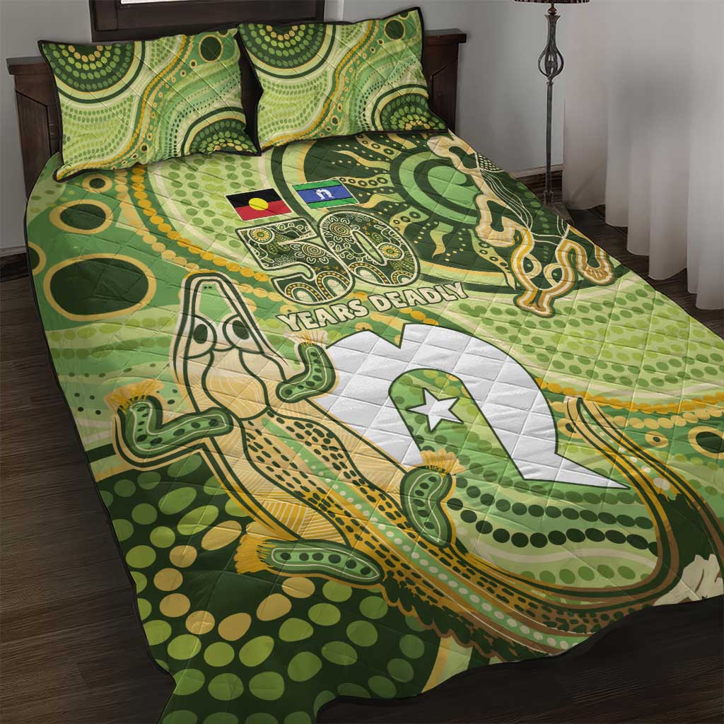 2026 NAIDOC Week 50 Years Deadly Quilt Bed Set Flows of Time