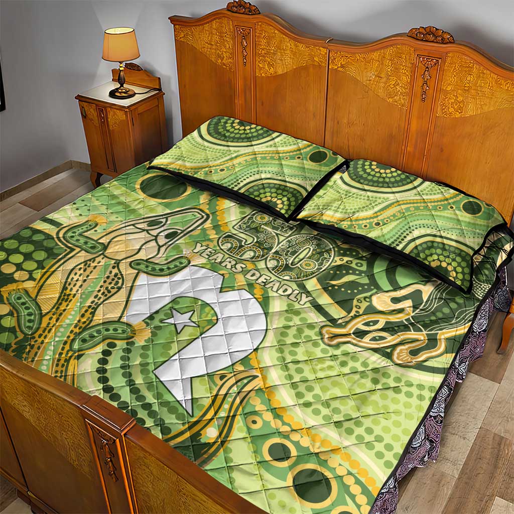 2026 NAIDOC Week 50 Years Deadly Quilt Bed Set Flows of Time