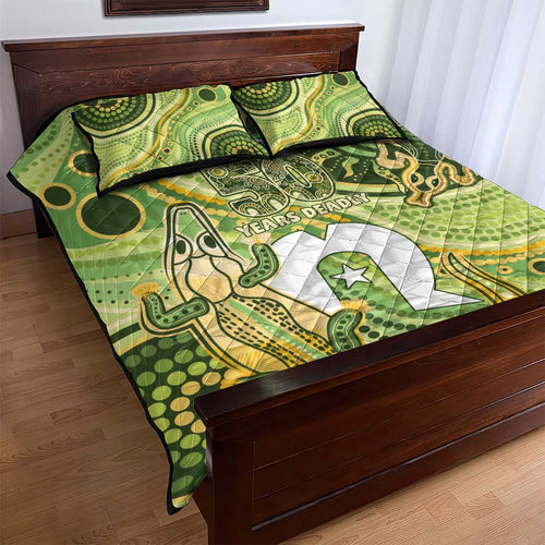 2026 NAIDOC Week 50 Years Deadly Quilt Bed Set Flows of Time