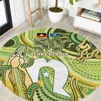 2026 NAIDOC Week 50 Years Deadly Round Carpet Flows of Time