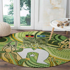 2026 NAIDOC Week 50 Years Deadly Round Carpet Flows of Time