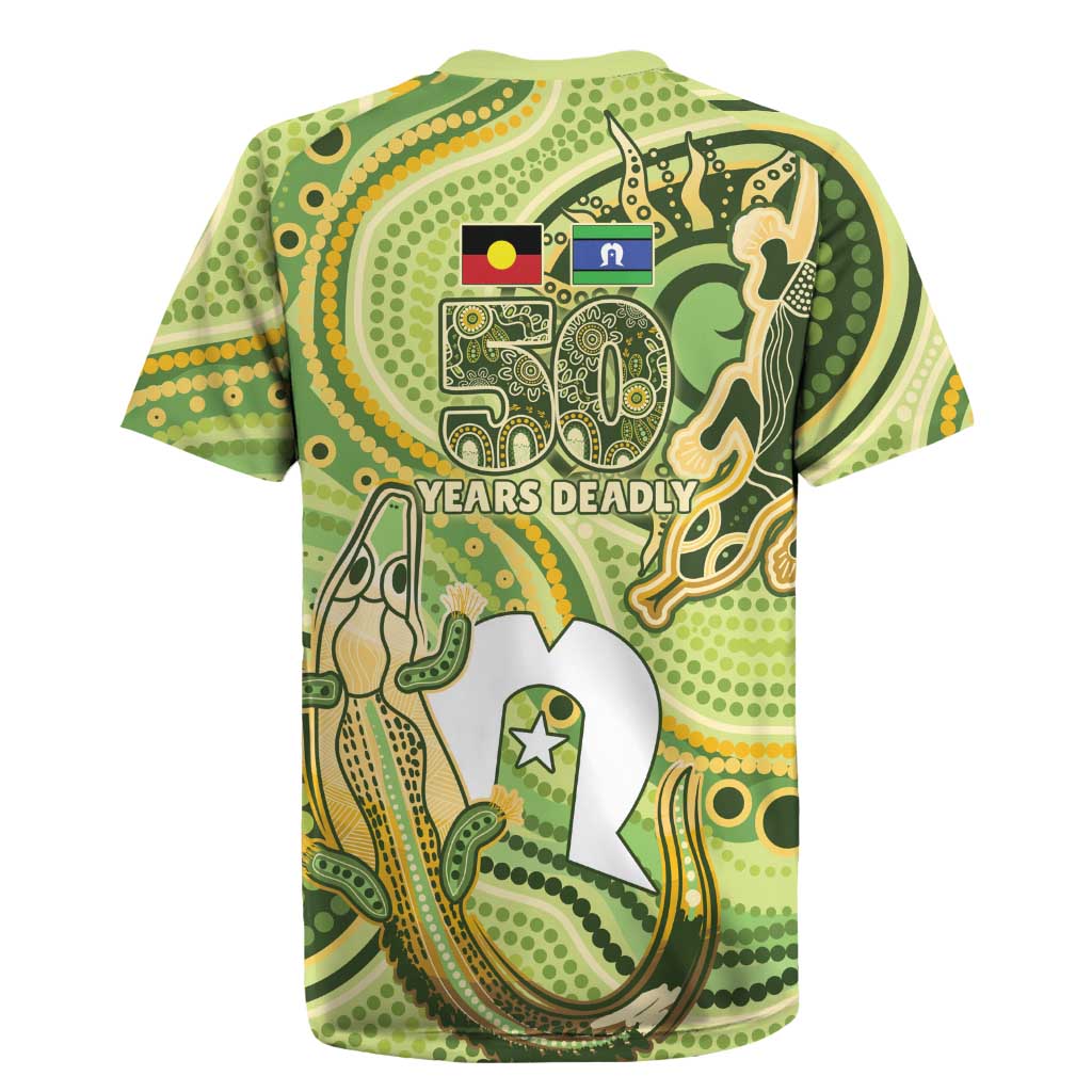 2026 NAIDOC Week 50 Years Deadly Rugby Jersey Flows of Time