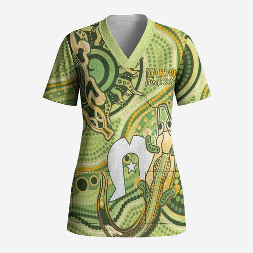 2026 NAIDOC Week 50 Years Deadly Scrub Top Flows of Time