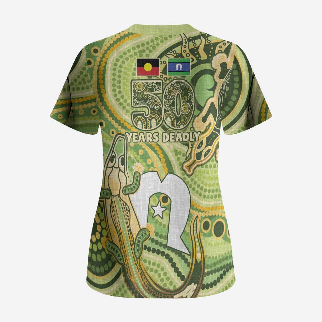 2026 NAIDOC Week 50 Years Deadly Scrub Top Flows of Time