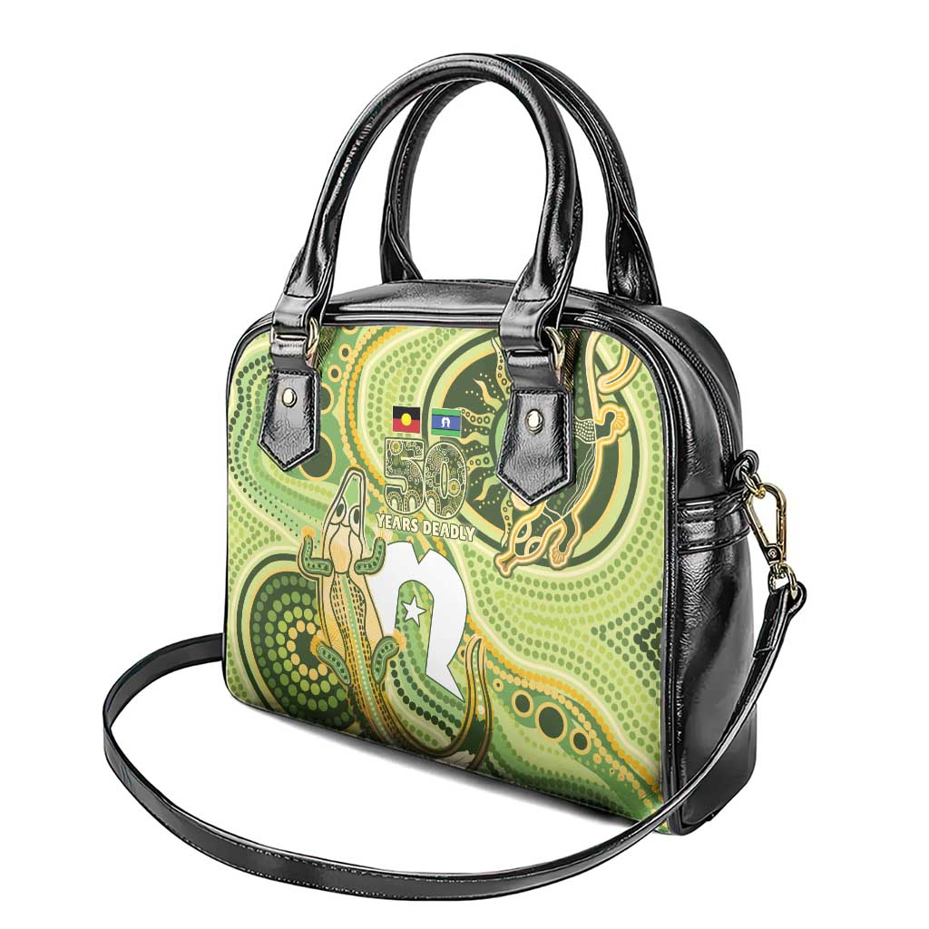 2026 NAIDOC Week 50 Years Deadly Shoulder Handbag Flows of Time