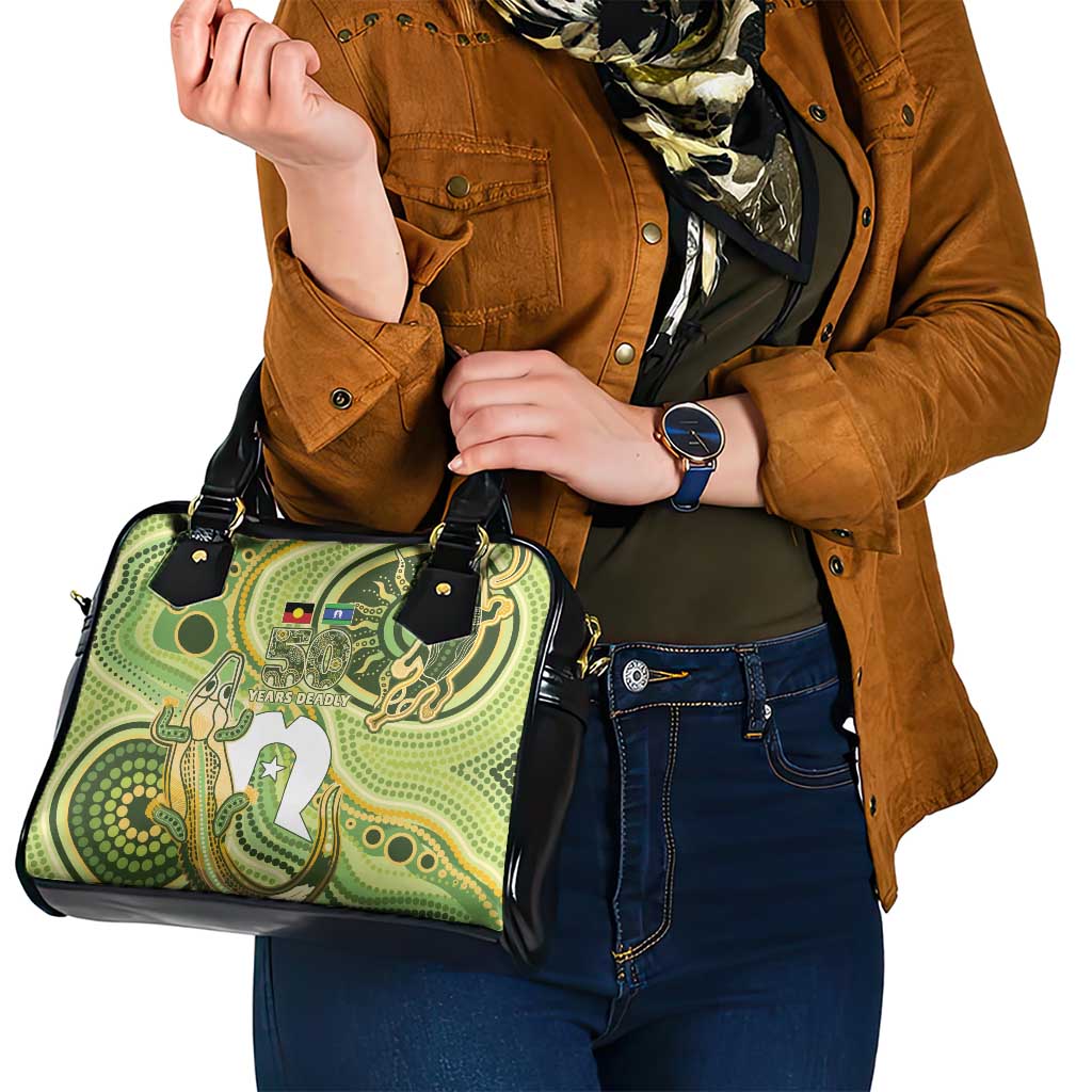 2026 NAIDOC Week 50 Years Deadly Shoulder Handbag Flows of Time