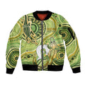 2026 NAIDOC Week 50 Years Deadly Sleeve Zip Bomber Jacket Flows of Time