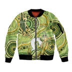 2026 NAIDOC Week 50 Years Deadly Sleeve Zip Bomber Jacket Flows of Time