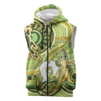 2026 NAIDOC Week 50 Years Deadly Sleeveless Zip Hoodie Flows of Time