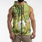 2026 NAIDOC Week 50 Years Deadly Sleeveless Zip Hoodie Flows of Time