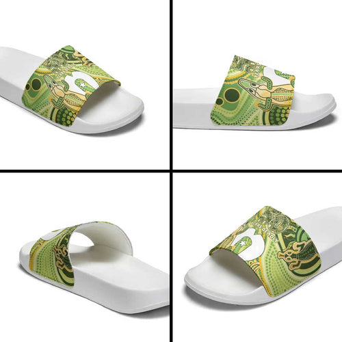2026 NAIDOC Week 50 Years Deadly Slide Sandals Flows of Time
