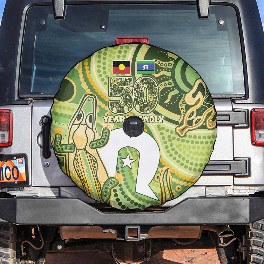 2026 NAIDOC Week 50 Years Deadly Spare Tire Cover Flows of Time