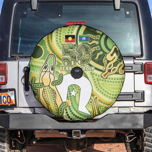 2026 NAIDOC Week 50 Years Deadly Spare Tire Cover Flows of Time