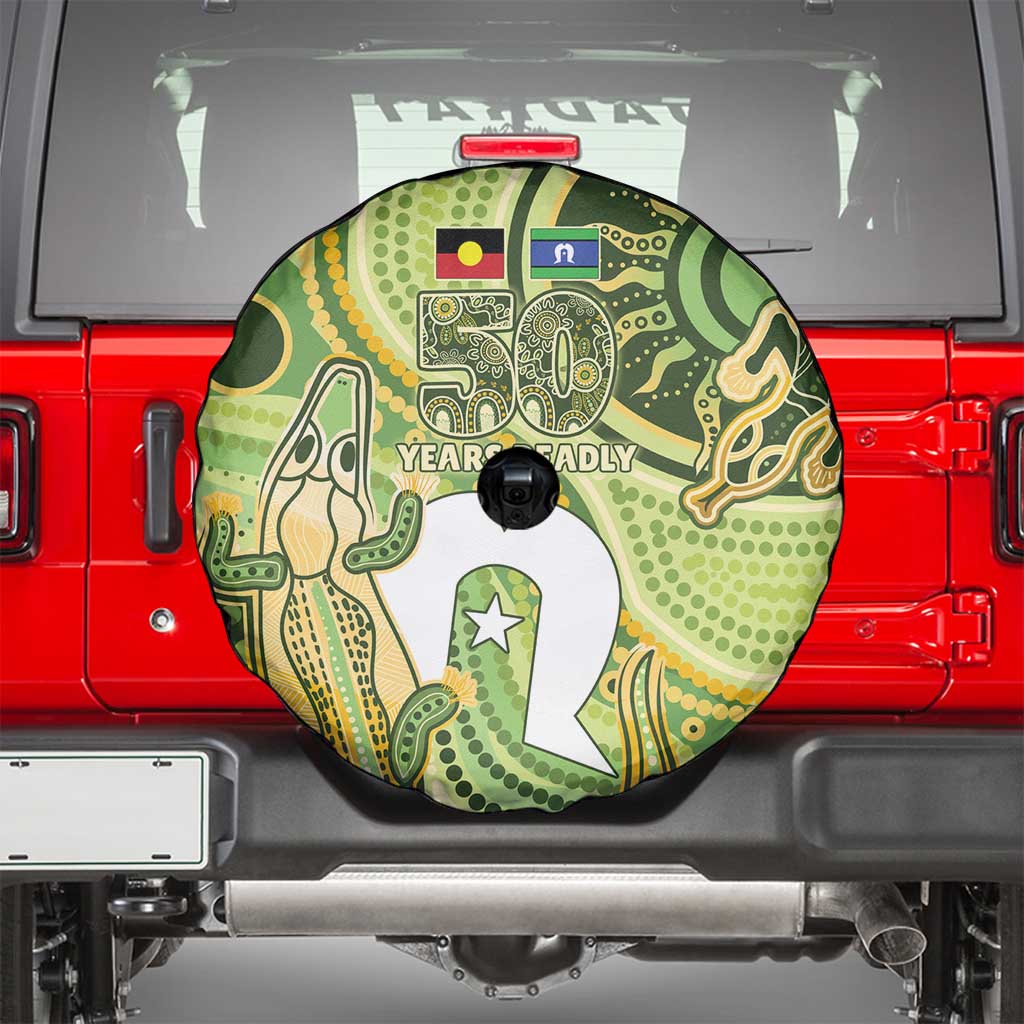 2026 NAIDOC Week 50 Years Deadly Spare Tire Cover Flows of Time