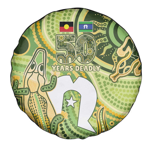 2026 NAIDOC Week 50 Years Deadly Spare Tire Cover Flows of Time