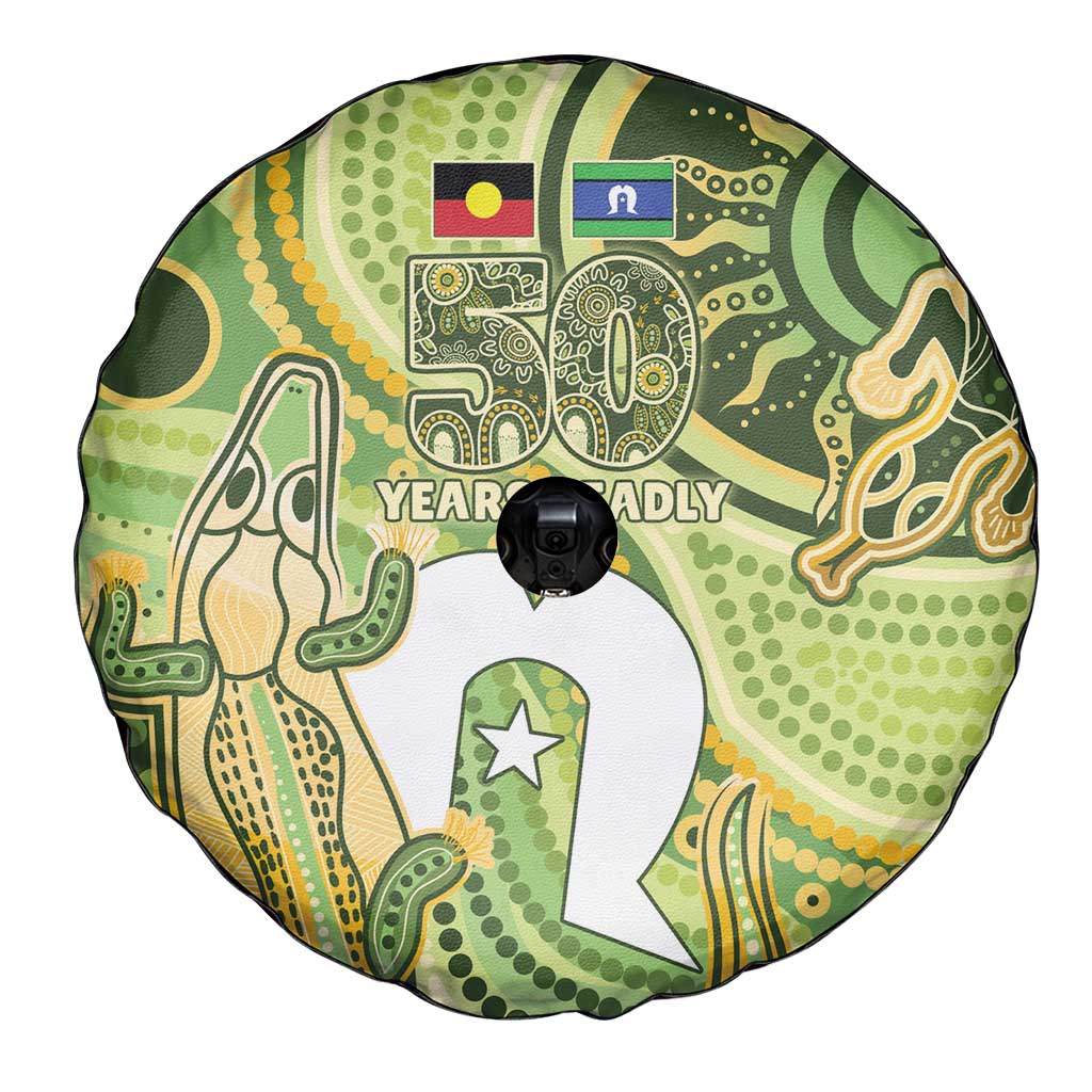 2026 NAIDOC Week 50 Years Deadly Spare Tire Cover Flows of Time
