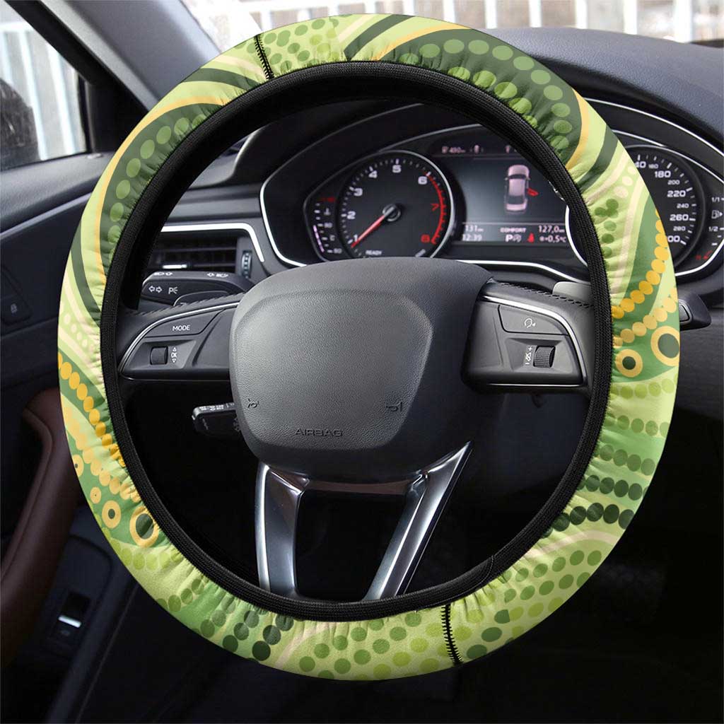 2026 NAIDOC Week 50 Years Deadly Steering Wheel Cover Flows of Time