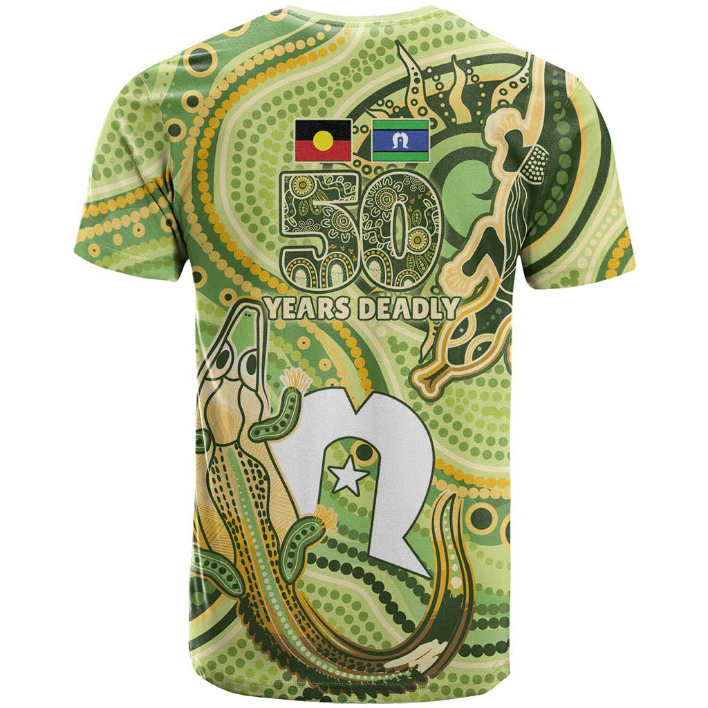 2026 NAIDOC Week 50 Years Deadly T Shirt Flows of Time
