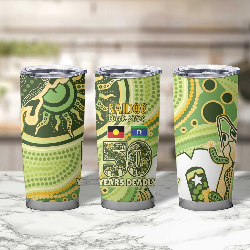 2026 NAIDOC Week 50 Years Deadly Tumbler Cup Flows of Time