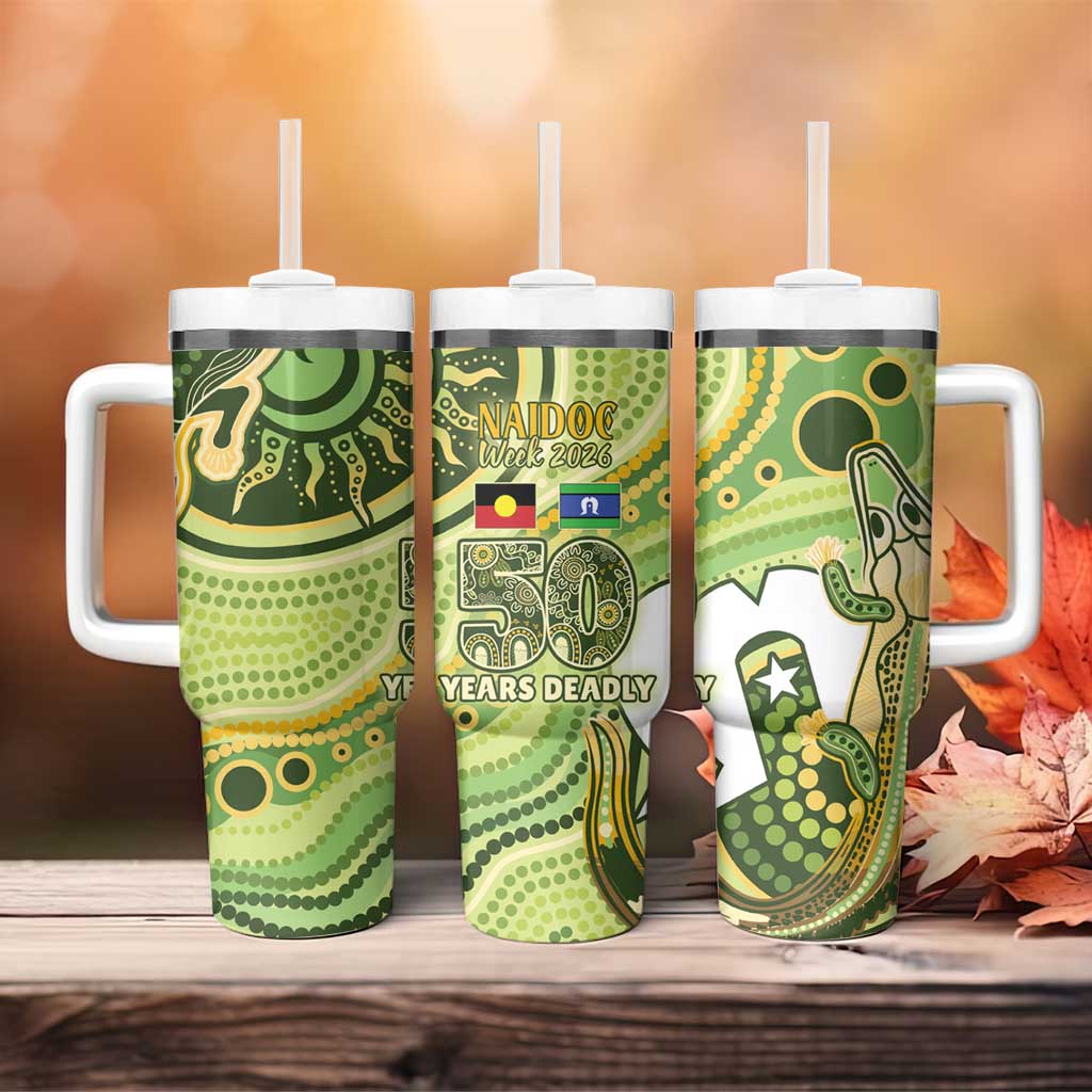 2026 NAIDOC Week 50 Years Deadly Tumbler With Handle Flows of Time