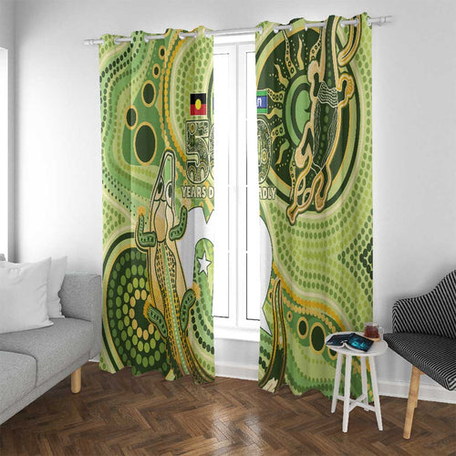 2026 NAIDOC Week 50 Years Deadly Window Curtain Flows of Time