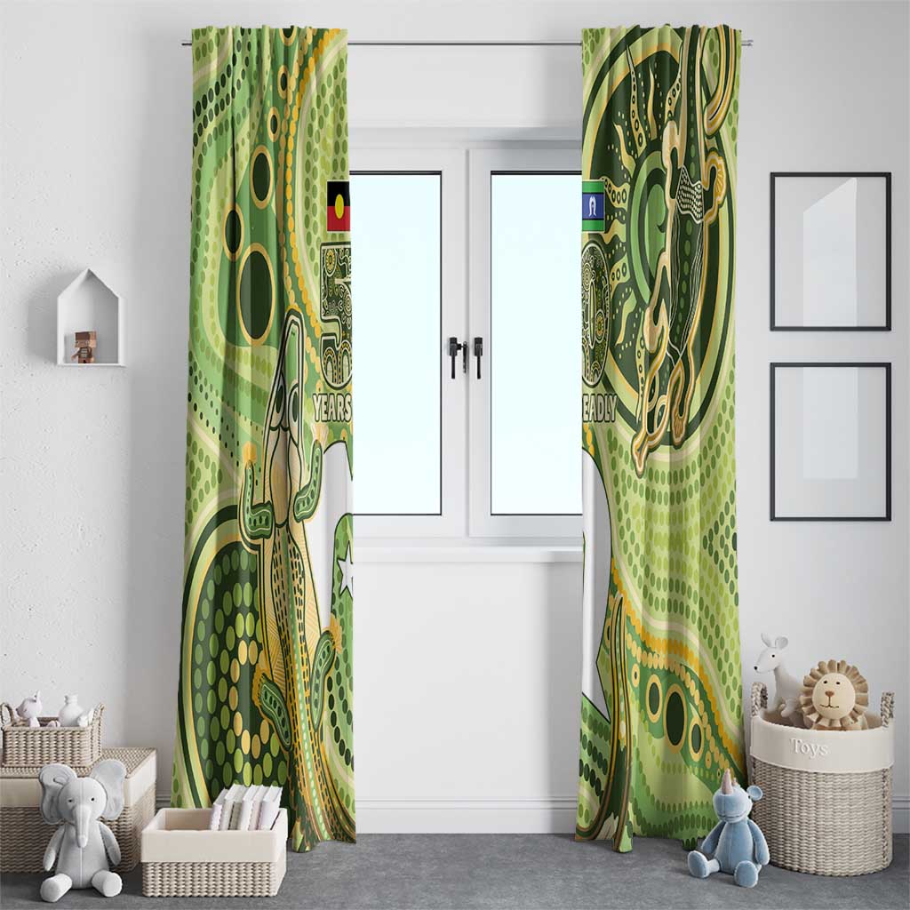 2026 NAIDOC Week 50 Years Deadly Window Curtain Flows of Time
