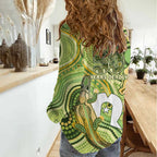 2026 NAIDOC Week 50 Years Deadly Women Casual Shirt Flows of Time