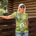 2026 NAIDOC Week 50 Years Deadly Women Polo Shirt Flows of Time