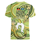 2026 NAIDOC Week 50 Years Deadly Women V-Neck T-Shirt Flows of Time