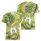 2026 NAIDOC Week 50 Years Deadly Women V-Neck T-Shirt Flows of Time