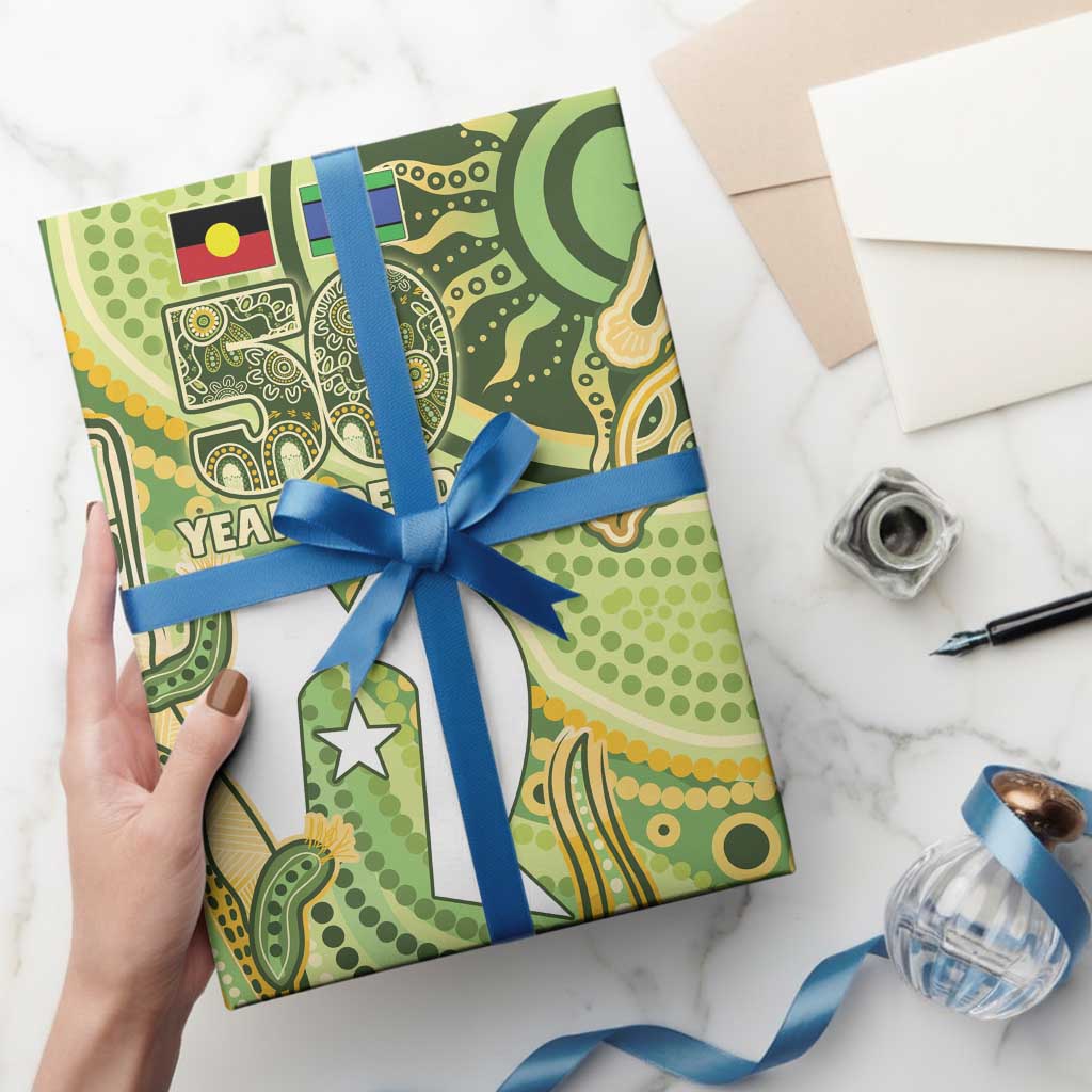 2026 NAIDOC Week 50 Years Deadly Wrapping Paper Flows of Time
