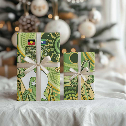 2026 NAIDOC Week 50 Years Deadly Wrapping Paper Flows of Time