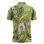 2026 NAIDOC Week 50 Years Deadly Zipper Polo Shirt Flows of Time