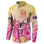NAIDOC Week 2026 Indigenous Personalized Button Sweatshirt