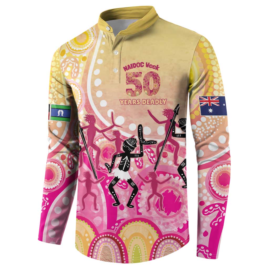 NAIDOC Week 2026 Indigenous Personalized Button Sweatshirt