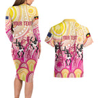 NAIDOC Week 2026 Indigenous Personalized Couples Matching Long Sleeve Bodycon Dress and Hawaiian Shirt
