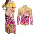 NAIDOC Week 2026 Indigenous Personalized Couples Matching Off Shoulder Maxi Dress and Long Sleeve Button Shirt