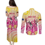 NAIDOC Week 2026 Indigenous Personalized Couples Matching Puletasi and Long Sleeve Button Shirt