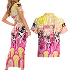 NAIDOC Week 2026 Indigenous Personalized Couples Matching Short Sleeve Bodycon Dress and Hawaiian Shirt