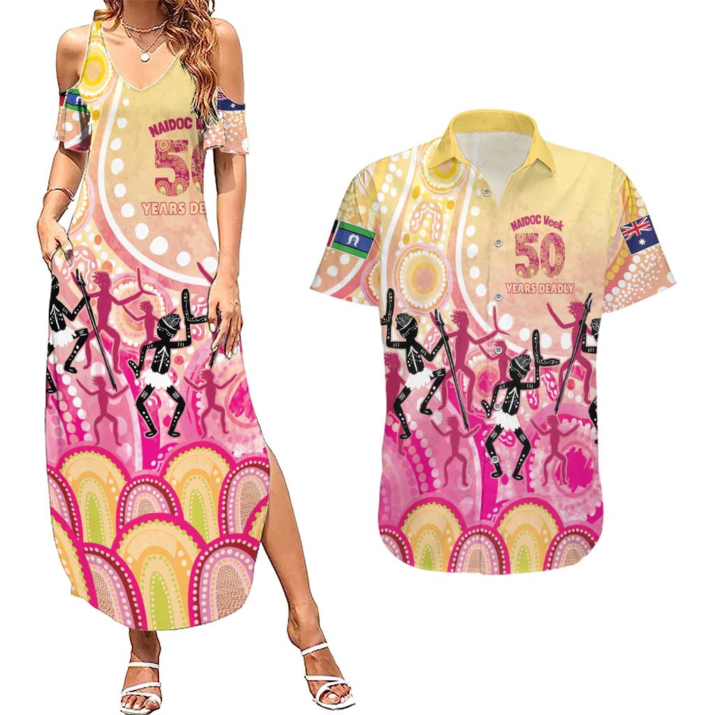 NAIDOC Week 2026 Indigenous Personalized Couples Matching Summer Maxi Dress and Hawaiian Shirt