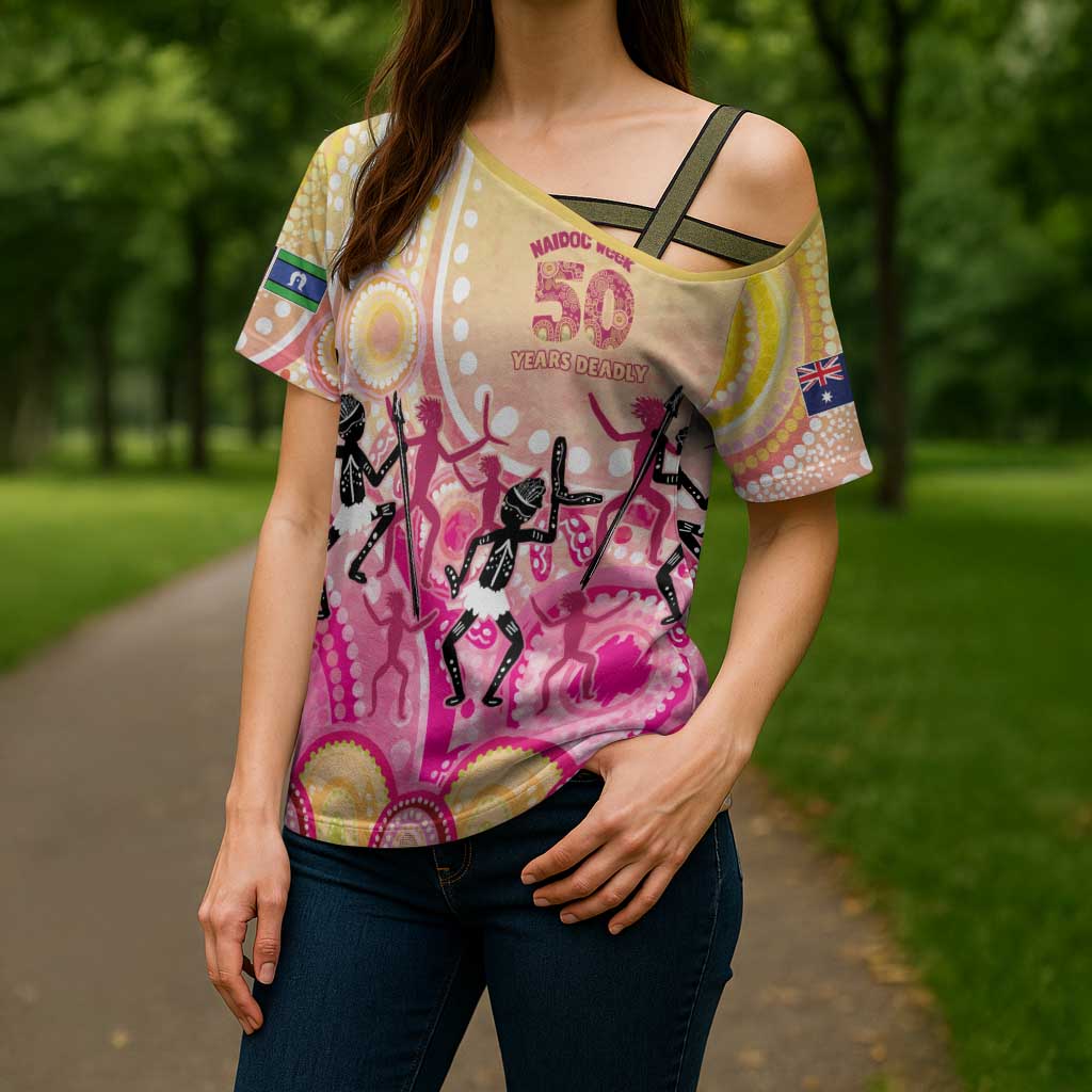 NAIDOC Week 2026 Indigenous Personalized Cross Shoulder Shirt
